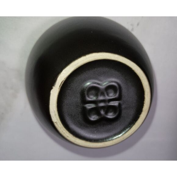 BAILEY'S IRISH CREAM Brown and Beige Yours/Mine Labeled Ceramic Mugs/Bowls (4) - Picture 4 of 4